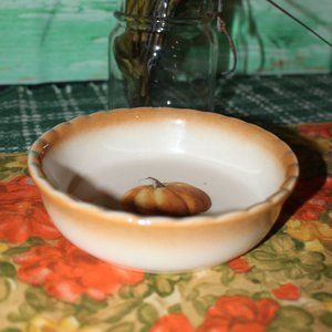 Nantucket Pottery 5 3/4" Mini pumpkin Pie bake